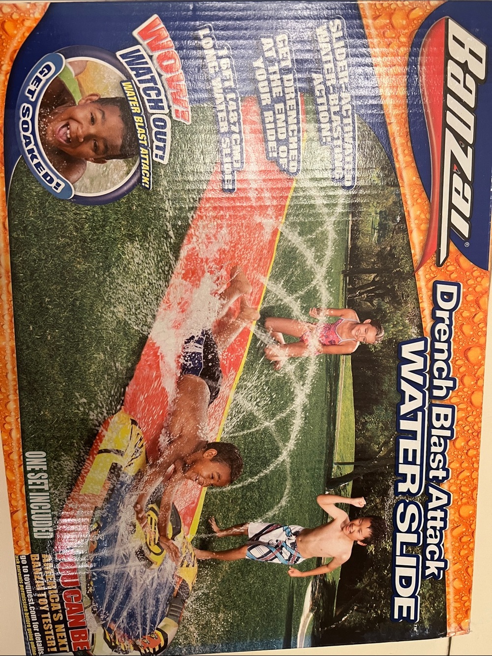 NIB Banzai water slide